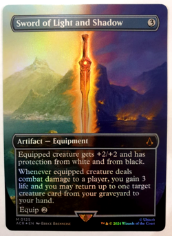 MTG Assassin's Creed - Sword of Light and Shadow - FOIL Borderless - 0125 NM - Image 1