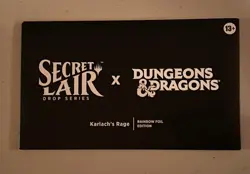 MTG Secret Lair x Dungeons & Dragons: KARLACH'S RAGE Rainbow Foil New Sealed - Image 1
