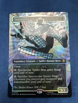 Spectacular Spider-Man (# 0237) (Borderless) (Textured Foil) MTG NM - Image 1