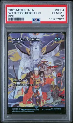 2025 MTG Final Fantasy: Wild Rose Rebellion #004 - Showcase PSA 10 - Image 1