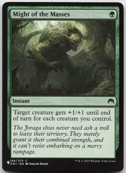 Might of the Masses 188 Common The List Reprints NM MTG - Image 1