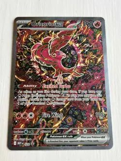 ORICORIO EX 024 Phantasmal Flames UPC Promo Pokemon Card Pack Fresh Rare ! - Image 1