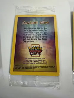Ancient Mew Sealed Promo Pokemon x 3 Movie 2000 Pokemon Card - Image 3