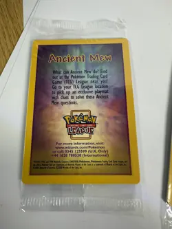 Ancient Mew Sealed Promo Pokemon x 3 Movie 2000 Pokemon Card - Image 4