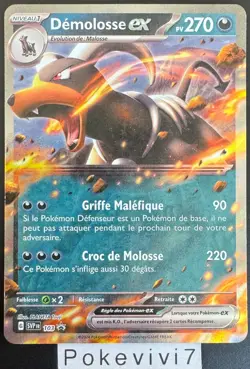 Carte Pokemon DEMOLOSSE SVP 103 EX PROMO DECK Ecarlate et Violet EV / SV FR NEUF - Image 1
