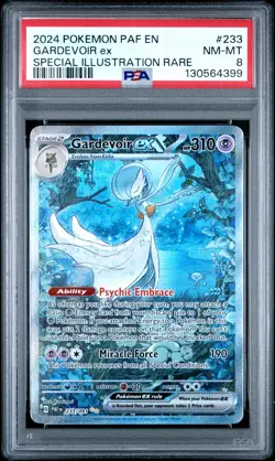 2024 POKEMON PAF EN-PALDEAN FATES SPECIAL ILLUSTRATION RARE GARDEVOIR EX PSA 8 - Image 1