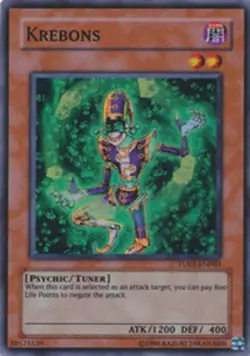 Krebons - TU01-EN003 - Super Rare - Unlimited Edition NM Yugioh Turbo Pack 1 - T 412897559439 - Image 1