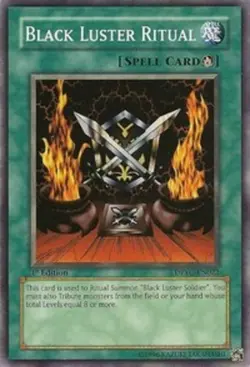 Black Luster Ritual - DPYG-EN022 - Common - 1st Edition - Moderately Played - Image 1