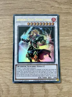 ROTD-EN042 Infernoble Knight Emperor Charles - Ultra Rare 1st Ed Nr Mint YuGiOh - Image 1