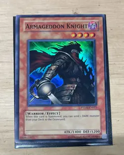 Yugioh Armageddon Knight PTDN-EN021 Super Rare NM - Image 1