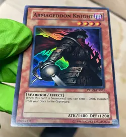 Yugioh Armageddon Knight PTDN-EN021 Super Rare NM - Image 4