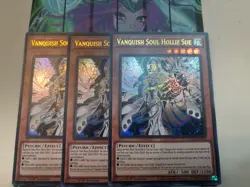 Yugioh 3x Vanquish Soul Hollie Sue DUAD-EN022 Ultra Rare 1st Edition Near Mint - Image 1