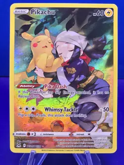Pikachu - TG05/TG30 - Pokemon Lost Origins Trainer Gallery Holo Rare Card NM - Image 1
