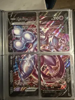 Mewtwo V-UNION [Set of 4] SWSH: Sword & Shield Promo Cards + Oversized - Image 2