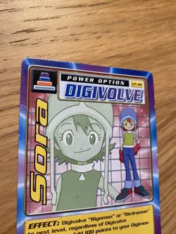 DIGIMON CP-40 Sora Swedish Promo Card TCG Rare Bandai HP - Image 4