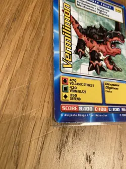 DIGIMON ST-104 Vermilimon Swedish Promo Card TCG Rare Bandai Played - Image 2