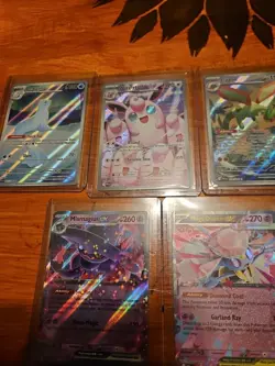 Pokemon Phantasmal Flames 7 Card Lot Including Full Arts Wigglytuff, Cooper, Exs - Image 2