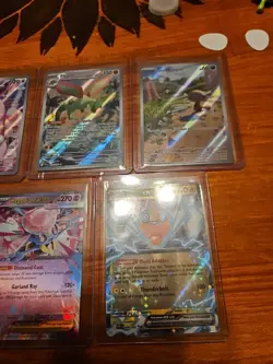 Pokemon Phantasmal Flames 7 Card Lot Including Full Arts Wigglytuff, Cooper, Exs - Image 3