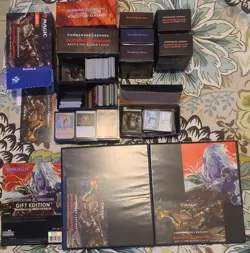 Baldur's Gate Magic the Gathering Card Lot 2 Full Binders Commander's Legends - Image 1