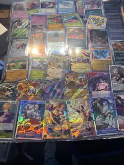 100 Random Pokemon One-piece Dragon Ball Z Card Fight Vanguard Lot Unit Find - Image 1