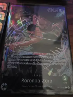 One Piece Zoro Tournament Deck! Zoro Op12 Alternate Art Leader 53 Total Cards - Image 4