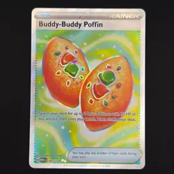 Pokemon TCG Card Buddy-Buddy Poffin 167/132 Me01: Mega Evolution Full Art - NM - Image 1