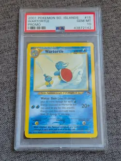 15/18 Wartortle Southern Islands Promo Pokemon Card PSA 10 - Image 1