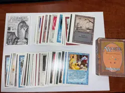 MAGIC the GATHERING REVISED EDITION STARTER DECK | Open Box With Cards!! - Image 1