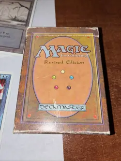 MAGIC the GATHERING REVISED EDITION STARTER DECK | Open Box With Cards!! - Image 2