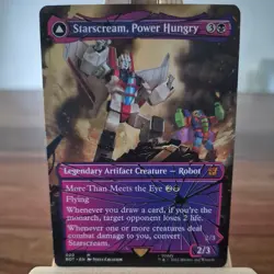 MtG Starscream Power Hungry, Seeker Leader, Transformers Shattered Glass 020 - Image 1
