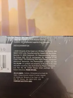 x1 Commander Legends Draft Booster Box SEALED MTG - Image 3