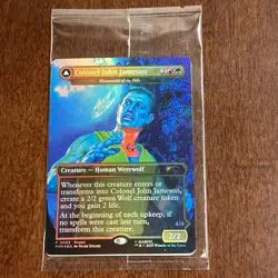 Magic The Gathering Spider-Man COLONEL JOHN JAMESON / MAN-WOLF Promo MTG Marvel - Image 1