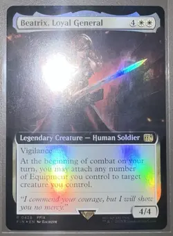 Beatrix, Loyal General #0426 (Extended Art - Foil) Magic the Gathering - Image 3