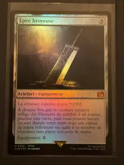 Mtg FIN Final Fantasy - Epee Broyeuse Buster Sword FR -NM FOIL French - Image 1