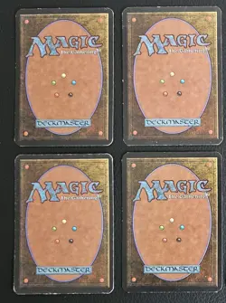 Swamp (A) x4 -Alpha Edition - MP Condition -MTG -FREE SHIPPING -Land - Image 2
