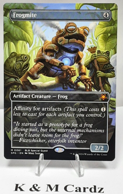 MTG - Bloomburrow - Frogmite - Showcase - Special Guests - #0061 - Near Mint - Image 1