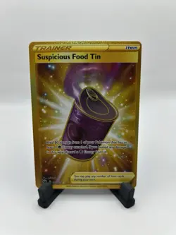 Suspicious Food Tin 080/073 Secret Rare Gold Holo Pokemon Champion's Path - Image 1
