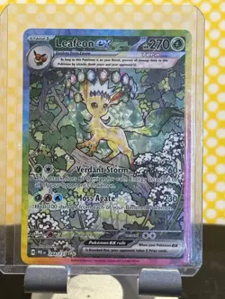 2025 Pokemon SV Prismatic Evolutions PRE EN Leafeon ex #144/131 - Image 1