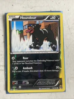 Pokemon Houndour 55/101 Plasma Blast Reverse Holo - Image 1