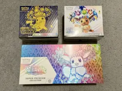 6x Pokemon Box Sealed Lot! ETB + Prismatic Super Premium Collection - Image 2