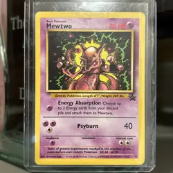 Mewtwo #14 - WotC Black Star Movie Promo - Pokemon TCG - NM 1999 English Pokemon - Image 1