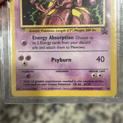 Mewtwo #14 - WotC Black Star Movie Promo - Pokemon TCG - NM 1999 English Pokemon - Image 4