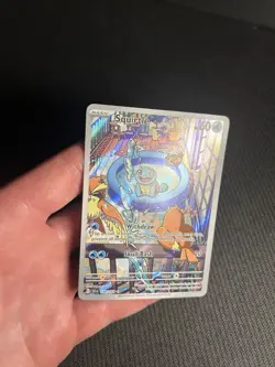 Pokemon TCG Squirtle 148/142 Sv07: Stellar Crown Holo NM - Image 5