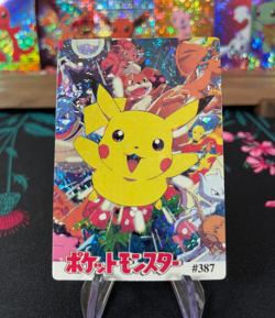 Pikachu Charizard Gengar #387 Pokemon Vintage Prism Vending Sticker NM US SELLER - Image 1