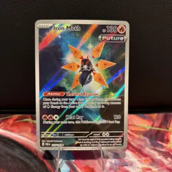 Iron Moth 187/182 Illustration Rare SV04: Paradox Rift NM/M Pokemon TCG - Image 1