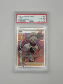 PSA 10 GEM MINT Bea #180/185 Vivid Voltage Pokemon 2020 - Image 1
