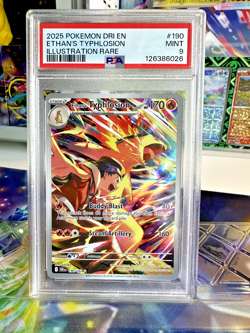 Ethan's Typhlosion - 190/182 - Destined Rivals - Pokemon TCG - PSA 9 MINT - IR - Image 3