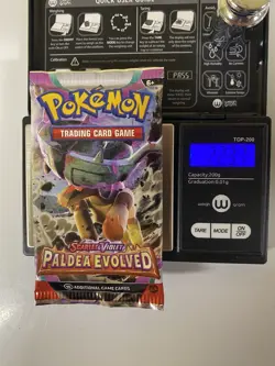 Pokemon Scarlet & Violet Paldea Evolved 22.37g Booster Pack Factory Sealed - Image 1