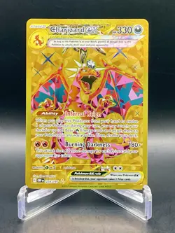 Charizard ex 228/197 Obsidian Flames Hyper Rare Gold Full Art Pokemon TCG NM/M - Image 1