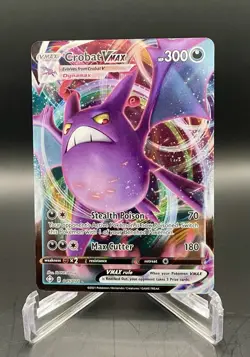 Crobat VMAX 045/072 Shining Fates Ultra Rare Full Art Pokemon TCG NM/M - Image 1